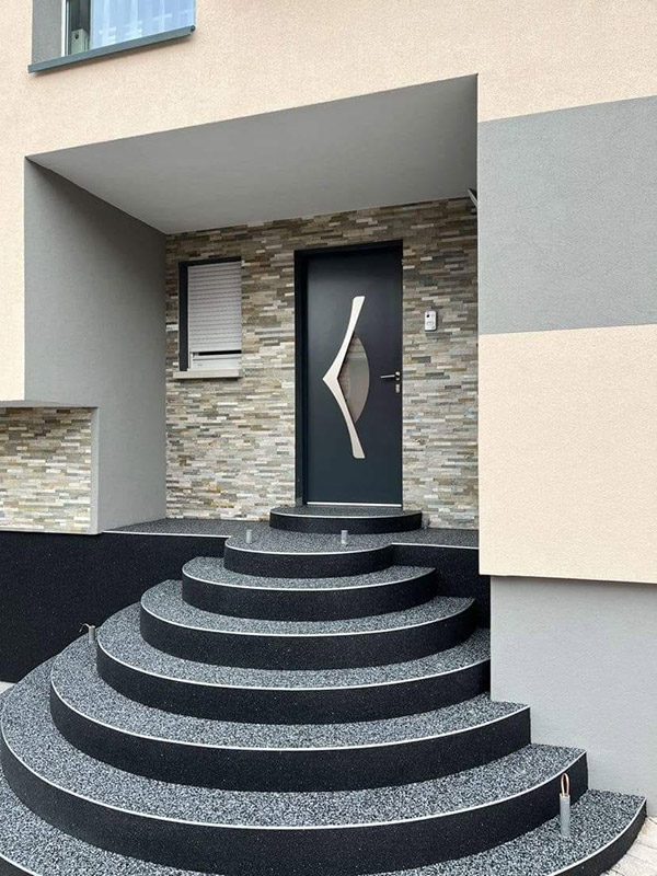 Escalier résiné